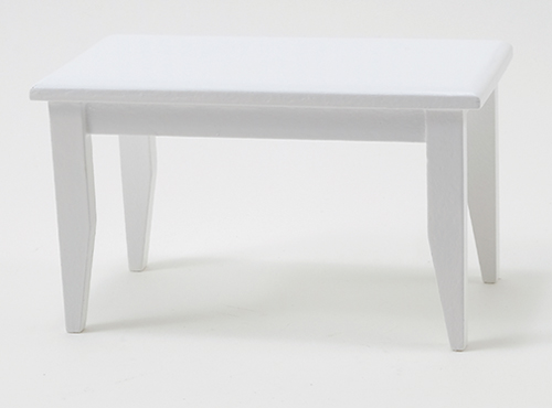 Dollhouse Miniature Table, White